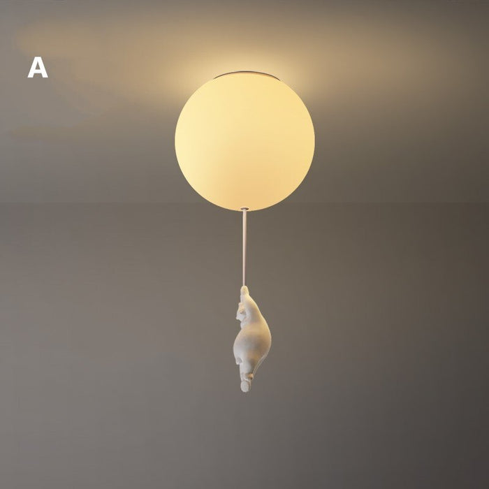 Ruben - Bear Nursery Ceiling Light Childrens Lighting 0 BO-HA A Small 