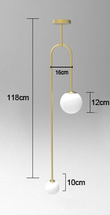 Marne - Hanging Lights For Bedroom  BO-HA   