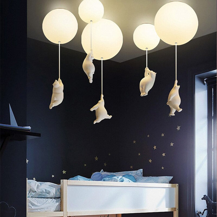 Ruben - Bear Nursery Ceiling Light Childrens Lighting 0 BO-HA   