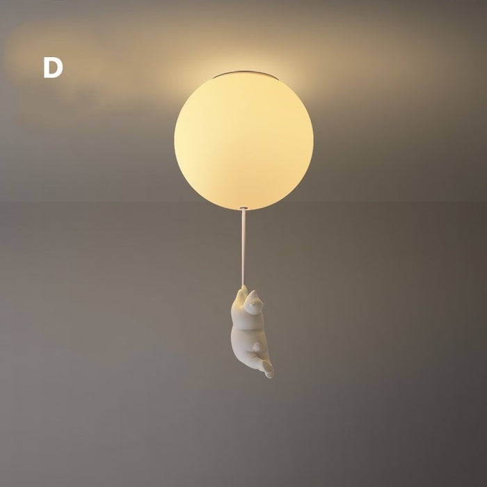 Ruben - Bear Nursery Ceiling Light Childrens Lighting 0 BO-HA D Small 