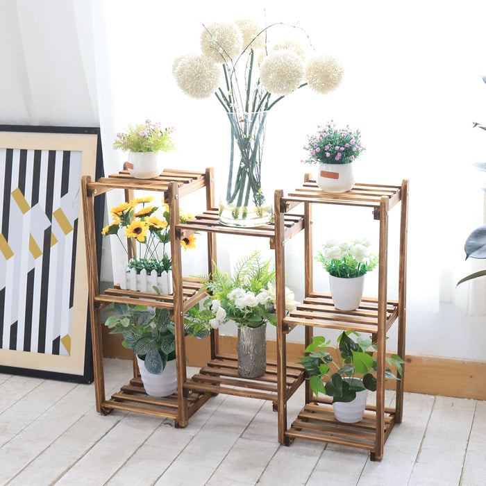 Ingri - Tiered Plant Stand Plant Shelf Indoor & Outdoor Plant Shelf Flower Stand  BO-HA   