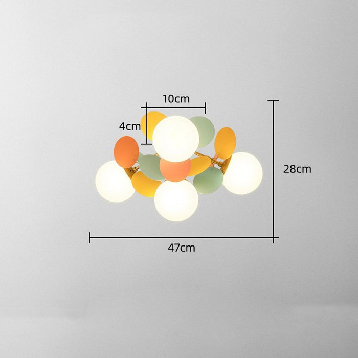 Jorma - Modern Nursery Ceiling Light For Childrens Lighting  BO-HA Colourful 4 