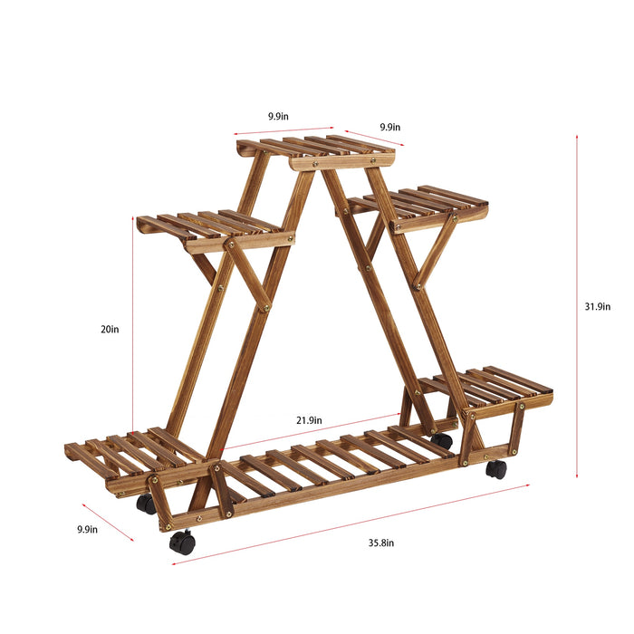 Madicken - Tiered Plant Stand Plant Shelf Indoor & Outdoor Plant Shelf Flower Stand  BO-HA   