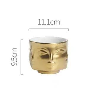 Josefine - Nordic Ceramic Vase  BO-HA Gold  