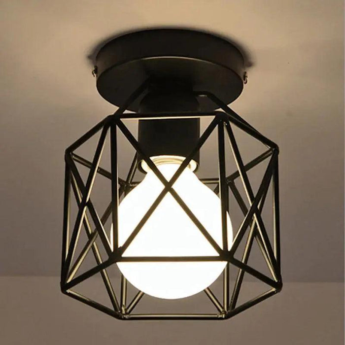 Karah - Industrial Semi Flush Mount Light  BO-HA   