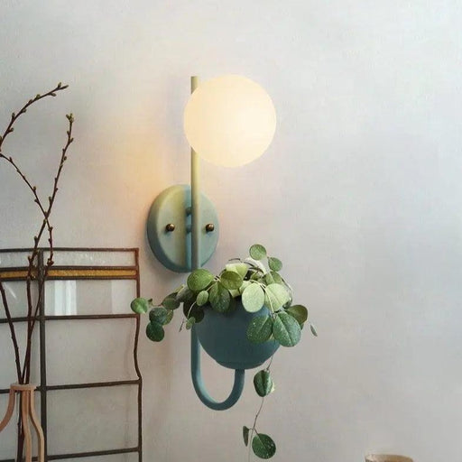 Kelda - Nordic Planter Light Sconce  BO-HA   