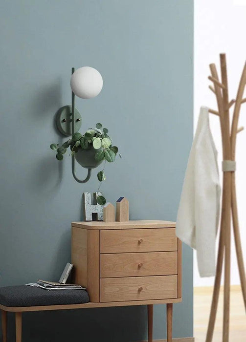 Kelda - Nordic Planter Light Sconce  BO-HA   