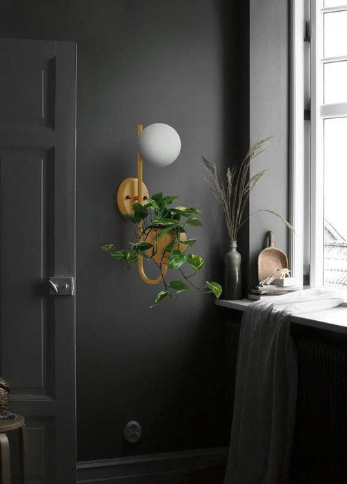 Kelda - Nordic Planter Light Sconce  BO-HA   