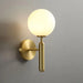 Mynte - Luxury Wall Sconce  BO-HA Gold with Milk Glass  
