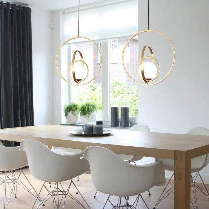 Rota - Rotating Gold Pendant Light  BO-HA   