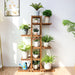 Vidkun - Tall Plant Stand Tiered Plant Stand Plant Shelf Indoor & Outdoor Plant Shelf Flower Stand  BO-HA Default Title  
