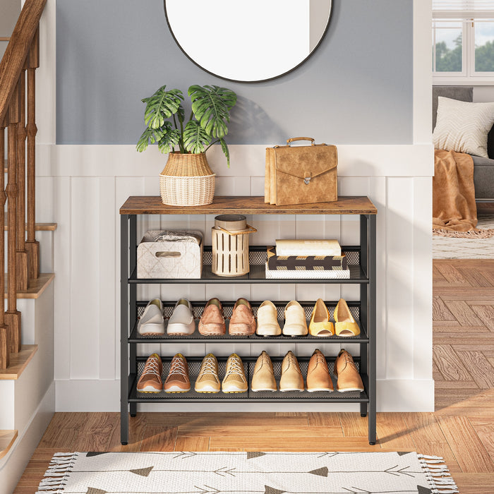 Albin -  Shoe Rack for Entryway Metal Shoe Rack Small Shoe Rack  BO-HA   