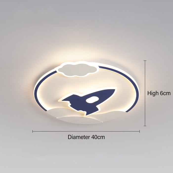 Alpo - Space Flush Mount Light Childrens Lighting  BO-HA   