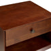 Hallvard - Mid Century Modern Nightstand Walnut Solid Wood Nightstand Small Bedside Table  BO-HA   