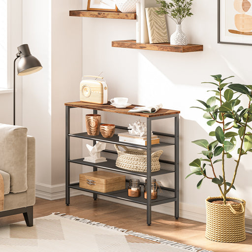 Albin -  Shoe Rack for Entryway Metal Shoe Rack Small Shoe Rack  BO-HA   