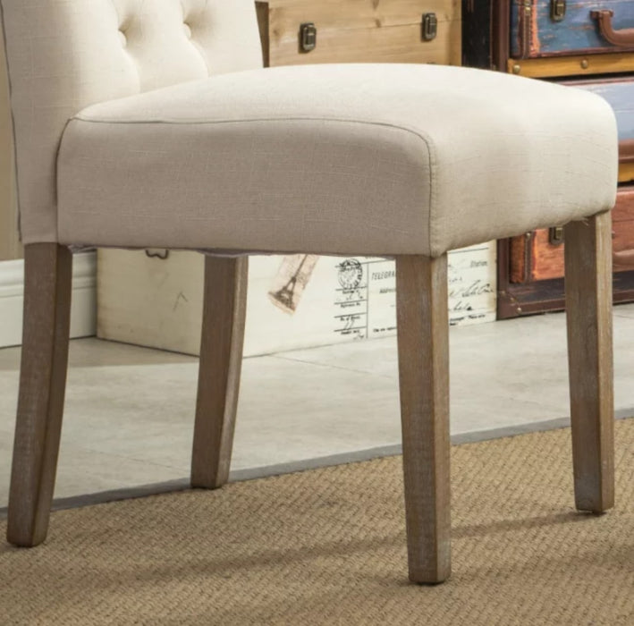 Soren - Nordic Mid-Century Dining Chair Set of 2 Tan Accent Chairs for Living Room  BO-HA   
