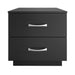 Niklas - Black Nightstand Black Furniture Nightstand Small Bedside Table  BO-HA   