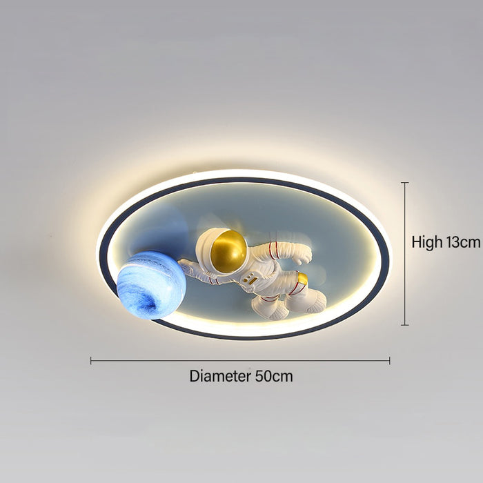 Alpo - Space Flush Mount Light Childrens Lighting  BO-HA Walk Blue  