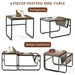 Vidar - Square Coffee Table with Storage Set of 2  BO-HA   