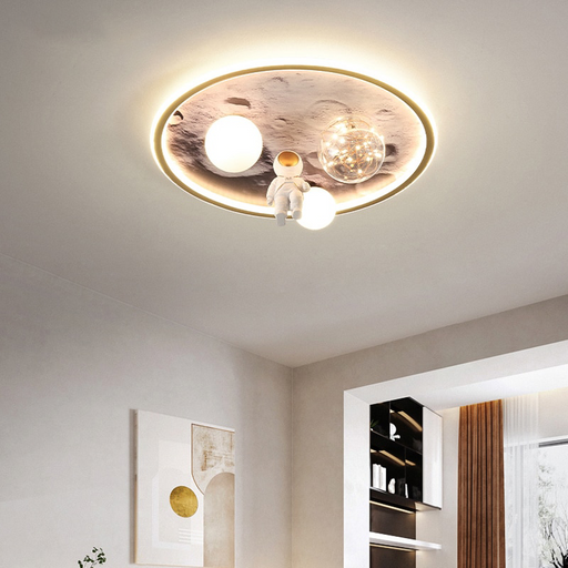 Alpo - Space Flush Mount Light Childrens Lighting  BO-HA Lunar Exploration  