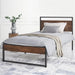 Saga - Wooden Bed Frame Twin Bed Frame  BO-HA   