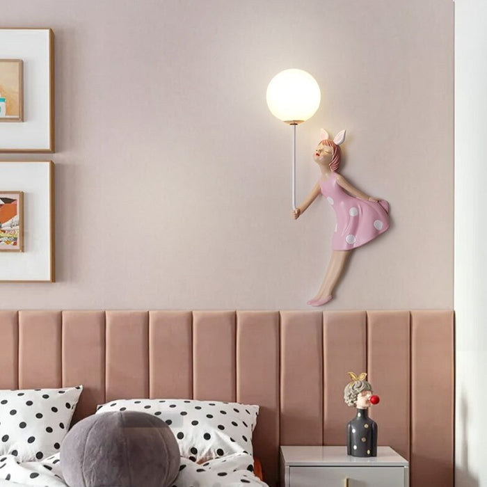 Lotte - Childrens Lighting Fairy Nursery Lamp  BO-HA B  