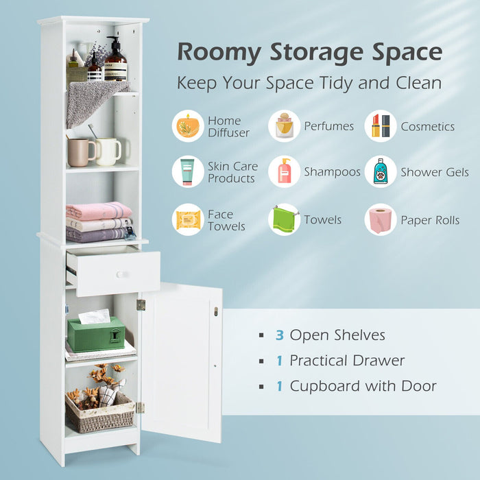 Annalise - Tall Bathroom Cabinets Laundry Room Cabinets  BO-HA   