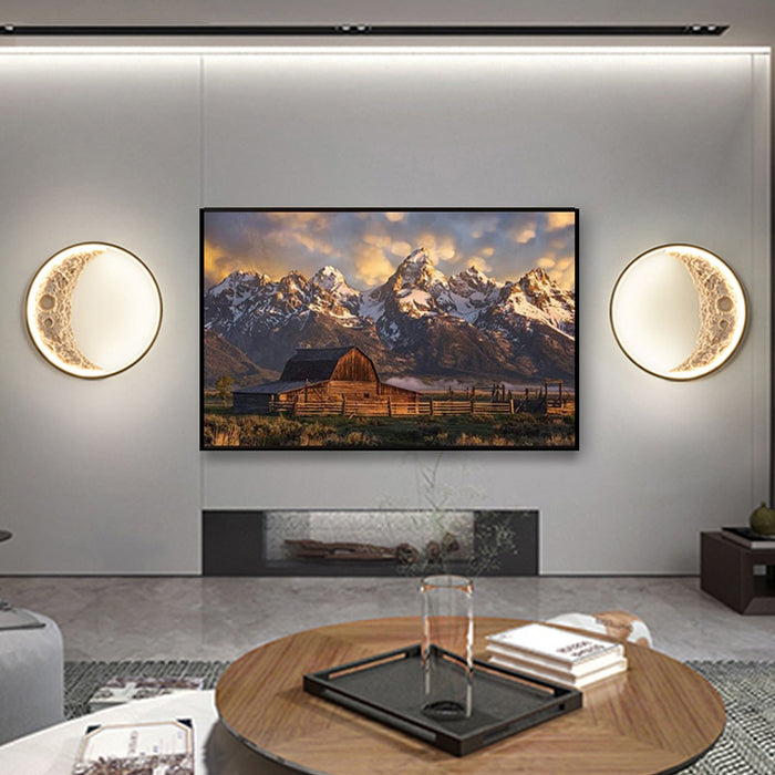 Hampus - Half Moon Modern LED Wall Lamp  BO-HA   