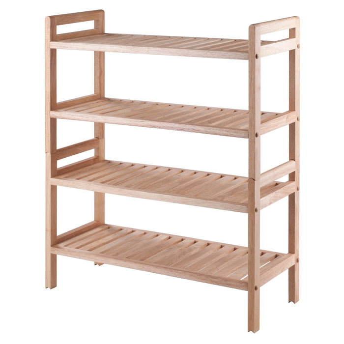 Helge - Wood Stackable Shoe Rack Shoe Cabinet Entryway Shoe Storage Cabinet  BO-HA   