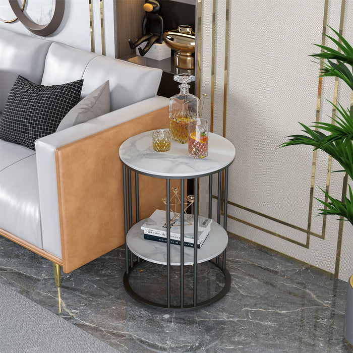 Hjalmar - Oval Coffee Table Small Round Coffee Table  BO-HA   