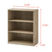 Ivar - Living Room Shelves Wood Storage Shelves Three Tier Shelf  BO-HA   