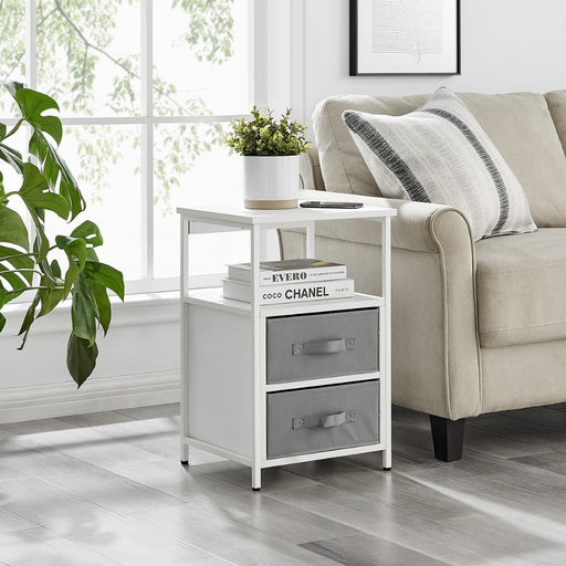 Solveig - Modern Nightstand with Charging Station  BO-HA   