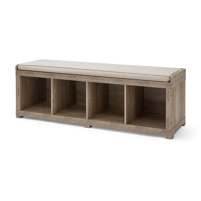 Mattis - 4-Cube Shoe Rack Bench Shoe Cabinet Entryway Shoe Storage Cabinet  BO-HA   