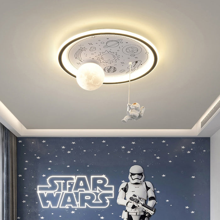 Alpo - Space Flush Mount Light Childrens Lighting  BO-HA   