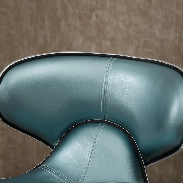 Anker - Bar Stool with Adjustable Height Set of 2 Leather Chair  BO-HA   