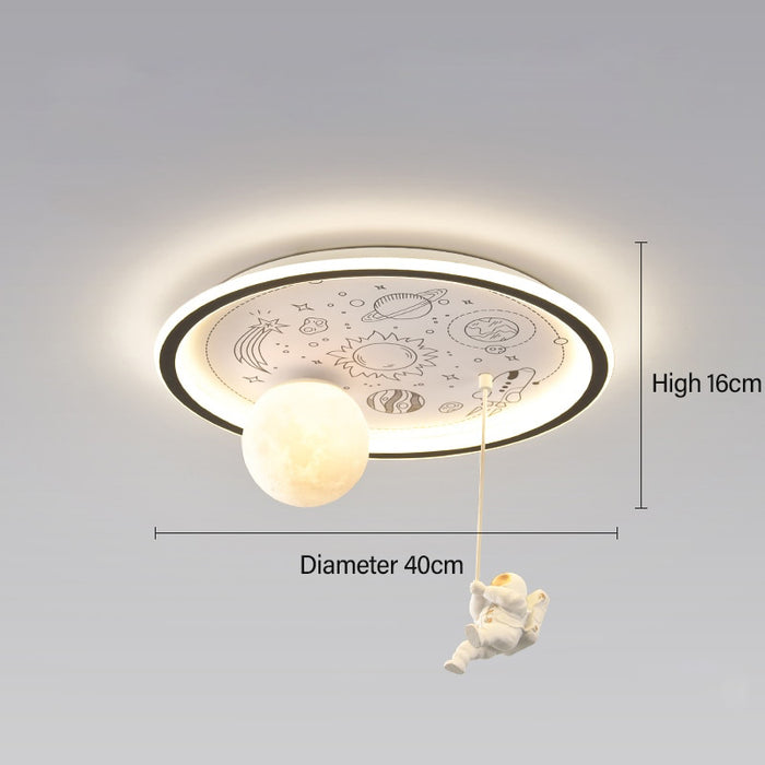 Alpo - Space Flush Mount Light Childrens Lighting  BO-HA   