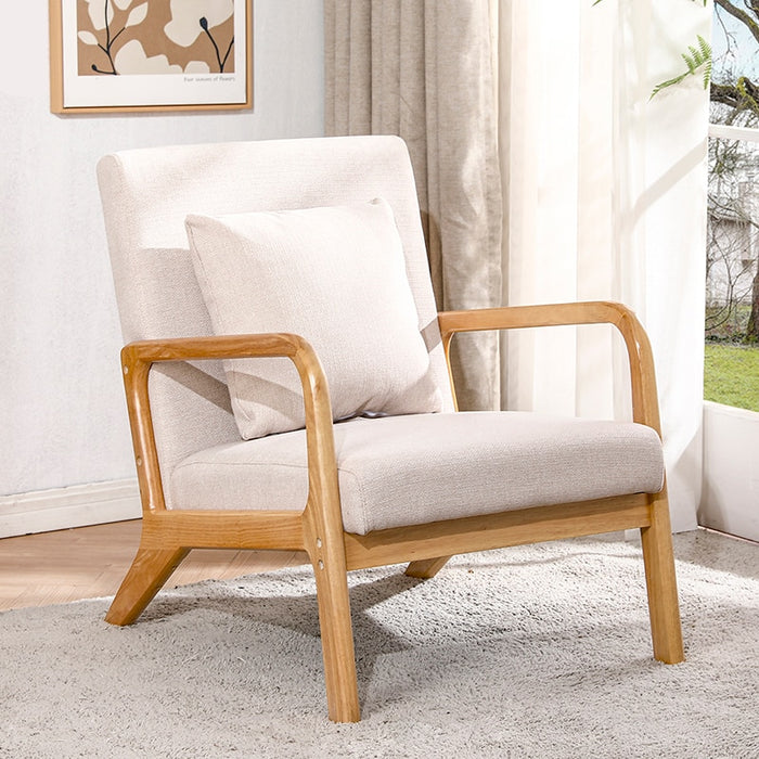 Maren - Living Room Accent Chairs Bedroom Chair Reading Armchair Indoor Wooden Chairs Reading Chair  BO-HA   