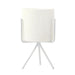 Ida - Ceramic Flower Planters with Modern Stand  BO-HA M White With hole 