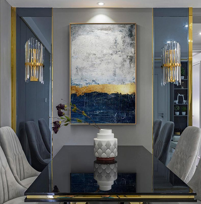"Aarhus Navy" - Stretched Canvas  BO-HA   