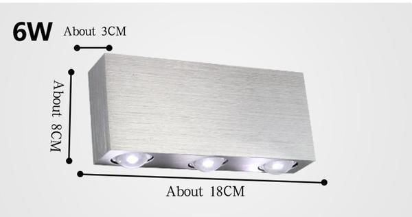Sphera - Modern LED Cube Box Wall Sconces  BO-HA   